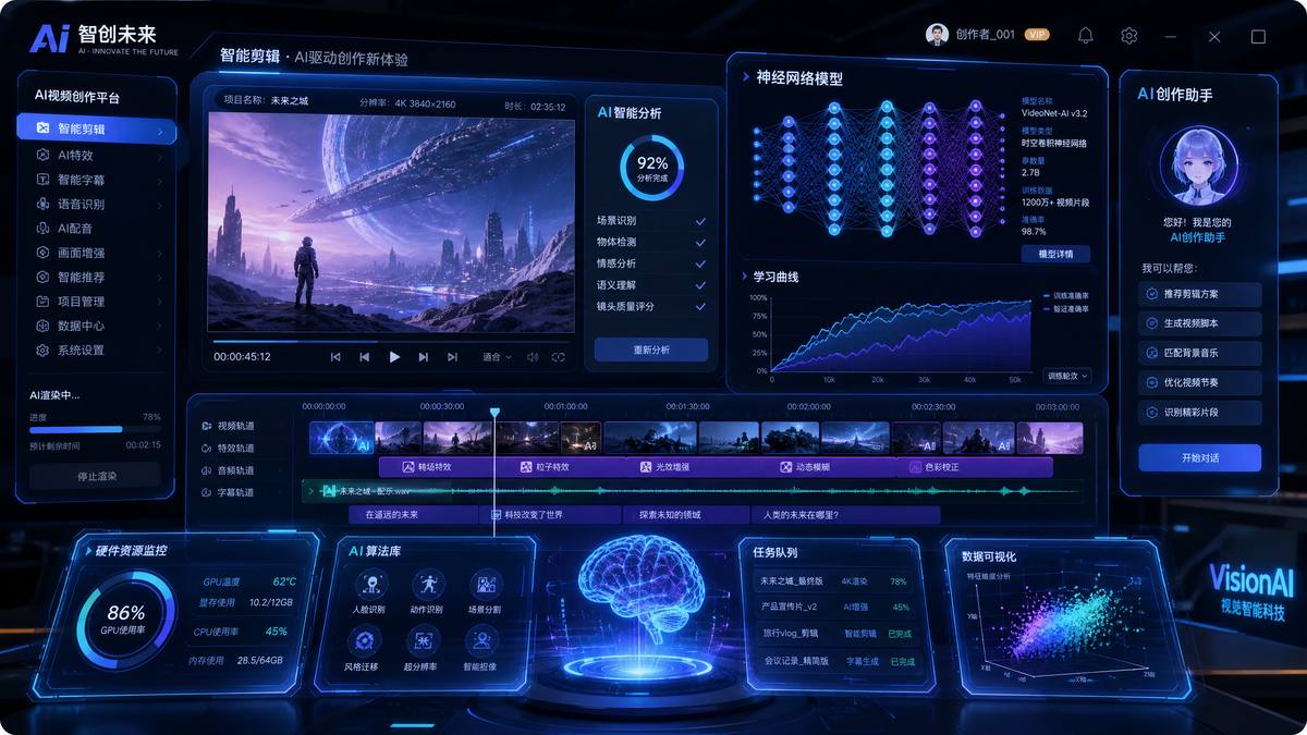 st直播间AI视频创作工具